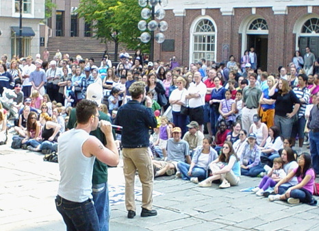 ボストンの大道芸人